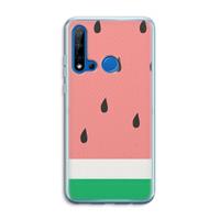 CaseCompany Watermeloen: Huawei P20 Lite (2019) Transparant Hoesje