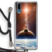 CaseCompany Omicron 2019: Huawei P20 Transparant Hoesje met koord