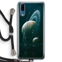 CaseCompany Mercurius: Huawei P20 Transparant Hoesje met koord