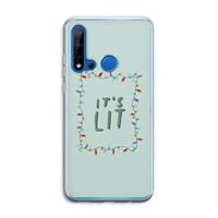 CaseCompany It's Lit: Huawei P20 Lite (2019) Transparant Hoesje
