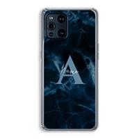 CaseCompany Midnight Marble: Oppo Find X3 Pro Transparant Hoesje