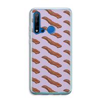 CaseCompany Bacon to my eggs #2: Huawei P20 Lite (2019) Transparant Hoesje