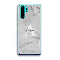 CaseCompany Ivory Marble: Huawei P30 Pro Transparant Hoesje