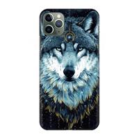 CaseCompany Darkness Wolf: Volledig geprint iPhone 11 Pro Max Hoesje