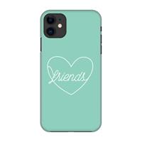 CaseCompany Friends heart pastel: Volledig geprint iPhone 11 Hoesje