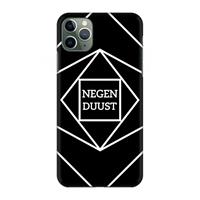 CaseCompany Negenduust geometrisch: Volledig geprint iPhone 11 Pro Max Hoesje