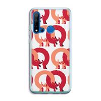 CaseCompany Dogs: Huawei P20 Lite (2019) Transparant Hoesje