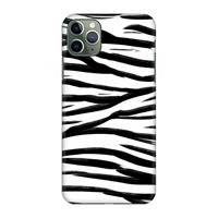 CaseCompany Zebra pattern: Volledig geprint iPhone 11 Pro Max Hoesje