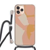 CaseCompany Bikini body: iPhone 11 Pro Transparant Hoesje met koord