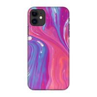 CaseCompany Paarse stroom: Volledig geprint iPhone 11 Hoesje