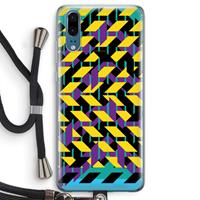 CaseCompany Skew Bee 3: Huawei P20 Transparant Hoesje met koord