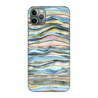 CaseCompany Watercolor Agate: Volledig geprint iPhone 11 Pro Max Hoesje
