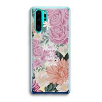 CaseCompany Kindness matters: Huawei P30 Pro Transparant Hoesje
