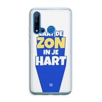 CaseCompany Laat de zon in je hart: Huawei P20 Lite (2019) Transparant Hoesje