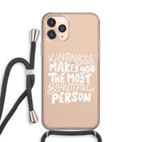 CaseCompany The prettiest: iPhone 11 Pro Transparant Hoesje met koord