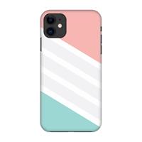 CaseCompany Strepen pastel: Volledig geprint iPhone 11 Hoesje