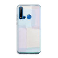 CaseCompany Square pastel: Huawei P20 Lite (2019) Transparant Hoesje