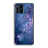 CaseCompany Nebula: Oppo Find X3 Pro Transparant Hoesje