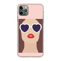 CaseCompany Red lips: Volledig geprint iPhone 11 Pro Max Hoesje