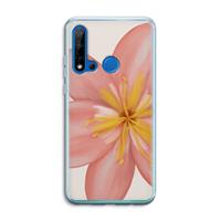 CaseCompany Pink Ellila Flower: Huawei P20 Lite (2019) Transparant Hoesje