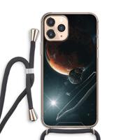 CaseCompany Mars Renaissance: iPhone 11 Pro Transparant Hoesje met koord