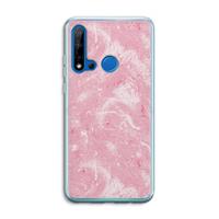 CaseCompany Abstract Painting Pink: Huawei P20 Lite (2019) Transparant Hoesje