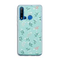 CaseCompany Small white flowers: Huawei P20 Lite (2019) Transparant Hoesje