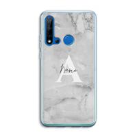CaseCompany Ivory Marble: Huawei P20 Lite (2019) Transparant Hoesje
