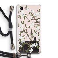 CaseCompany Blossoming spring: Pixel 3 Transparant Hoesje met koord