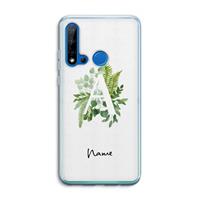 CaseCompany Green Brush: Huawei P20 Lite (2019) Transparant Hoesje