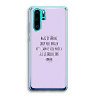 CaseCompany Sprong: Huawei P30 Pro Transparant Hoesje