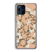 CaseCompany Blossoming spring: Oppo Find X3 Transparant Hoesje