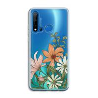 CaseCompany Floral bouquet: Huawei P20 Lite (2019) Transparant Hoesje