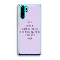 CaseCompany GSM: Huawei P30 Pro Transparant Hoesje