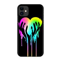 CaseCompany Hold My Heart: Volledig geprint iPhone 11 Hoesje