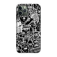 CaseCompany Vexx Black Mixtape: Volledig geprint iPhone 11 Pro Hoesje