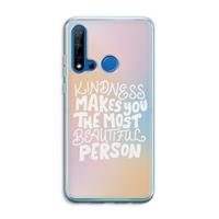 CaseCompany The prettiest: Huawei P20 Lite (2019) Transparant Hoesje