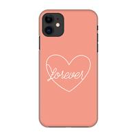 CaseCompany Forever heart: Volledig geprint iPhone 11 Hoesje