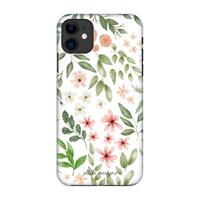 CaseCompany Botanical sweet flower heaven: Volledig geprint iPhone 11 Hoesje