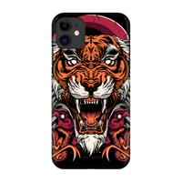 CaseCompany Tiger and Rattlesnakes: Volledig geprint iPhone 11 Hoesje