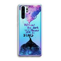 CaseCompany Stars quote: Huawei P30 Pro Transparant Hoesje