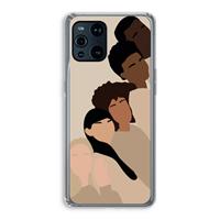 CaseCompany Sweet creatures: Oppo Find X3 Transparant Hoesje