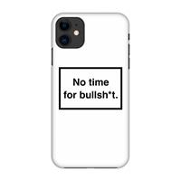 CaseCompany No time: Volledig geprint iPhone 11 Hoesje