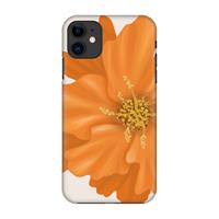 CaseCompany Orange Ellila flower: Volledig geprint iPhone 11 Hoesje