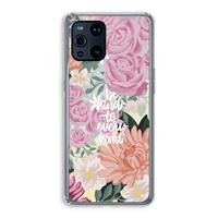 CaseCompany Kindness matters: Oppo Find X3 Transparant Hoesje