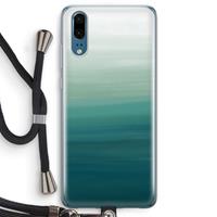 CaseCompany Ocean: Huawei P20 Transparant Hoesje met koord