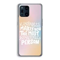 CaseCompany The prettiest: Oppo Find X3 Transparant Hoesje