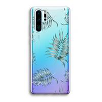 CaseCompany Simple leaves: Huawei P30 Pro Transparant Hoesje