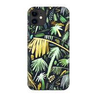 CaseCompany Tropical Palms Dark: Volledig geprint iPhone 11 Hoesje