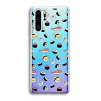 CaseCompany Sushi time: Huawei P30 Pro Transparant Hoesje